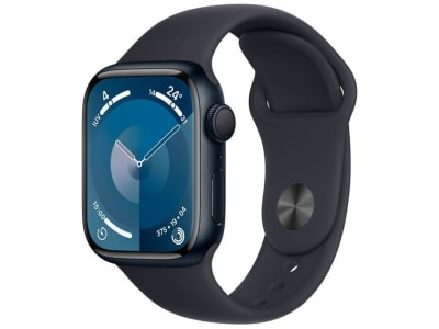 Apple Watch Series 9 GPS Caixa Meia-noite de Alumínio 41mm Pulseira Esportiva Meia-noite P/M - Smartwatch e Acessórios - Magazine