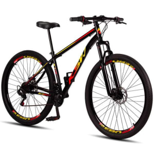 Bicicleta Aro 29 Aço Carbono Ksvj Freios Disco Suspensão 21v - Ksvj Bikes