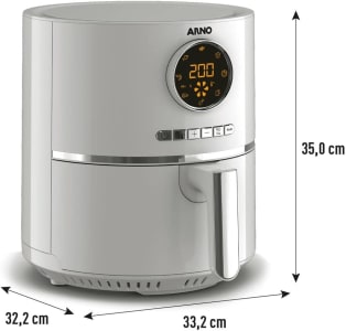 Fritadeira sem Óleo, Arno, Air fryer Ultra, 4,2L, Cinza, 127V