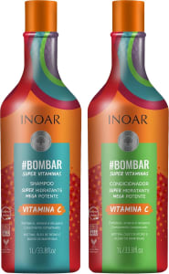 Kit Shampoo e Condicionador Inoar #Bombar - Crescimento Capilar 2x1L