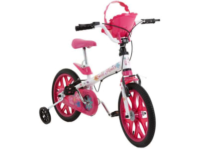 Bicicleta Infantil Aro 16 Bandeirantes Sweet - Flower com Rodinhas - Bicicleta Infantil - Magazine {{route.pmdStoreName}}