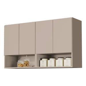 Armario Aéreo Para Cozinha Quarto Sala Bela 4 Portas