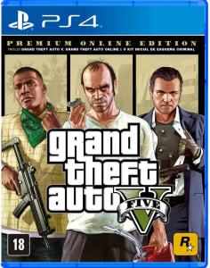 Jogo Grand Theft Auto V - Premium Online Edition - PS4