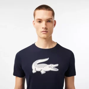 Camiseta Lacoste Masculina Sport Com Tecido Quick Dry