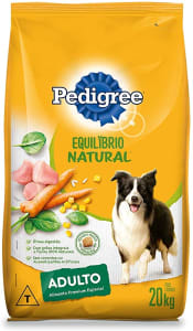 Ração Para Cachorros Pedigree Equilíbrio Natural Adultos Raças Médias e Grandes 20kg