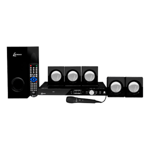 Home Theater Lenoxx com Karaokê e Rádio FM HT723 Preto Bivolt