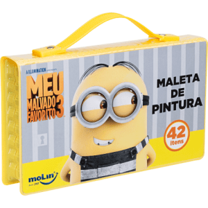 Maleta De Pintura Molin 42 Itens Minions