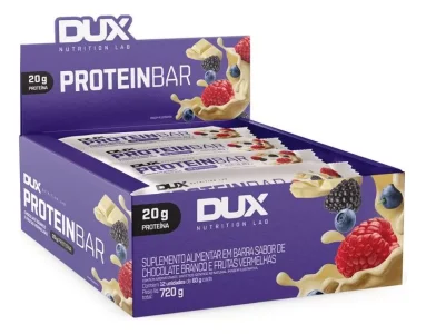 Protein Bar Dux Nutrition - 12 Unidades