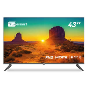Smart TV HQSTV43N 43" Full HD, HDR, Tela Sem Bordas, Android 11, Sistema Ultrasound, Design Slim, Processador Quad Core, Espelhamento De Tela - HQ