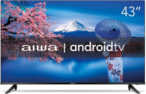 Smart TV Aiwa 43”, Android, Full HD, Borda Ultrafina, HDR10, Dolby Áudio - AWS-TV-43-BL-02-A