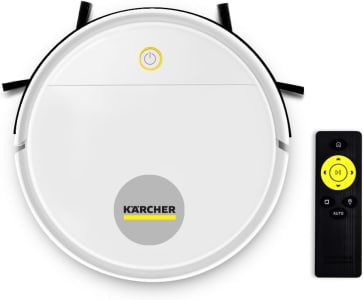 Robô Aspirador De Pó Karcher RCV 1 Controle Remoto 3 Modos De Limpeza Sensor Anti-queda E De Colisão – Bivolt