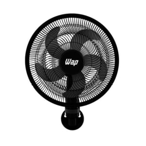 Ventilador de Parede WAP Rajada Turbo W130 com 5 Pás e Grade de 50cm 130w 127v Preto - Magazine Ofertaesperta