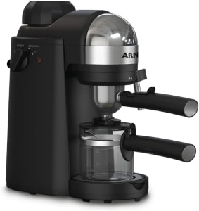 Cafeteira Espresso Arno Mini Espresso Compacta 1000W com acabamento Inox, bico vaporizador para leite e 4 bar de pressão CMME 127v
