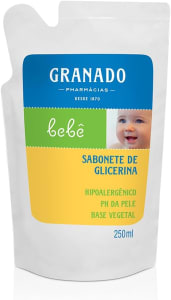 2 Unidades — Granado Sabonete Liquido Bebe Tradicional Refil – 250ml