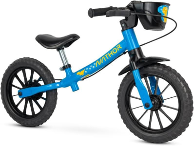 Bicicleta Infantil Balance Bike Masculina - Nathor (Azul)