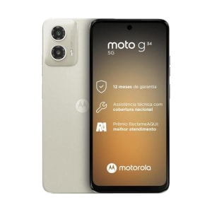Smartphone Motorola G34 5G 256GB 8GB Tela 6.5" — Vanilla, Vegan leather