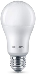 Lampada LED bulbo Philips, luz branca fria, 9W, Bivolt (100-240V), Base E27