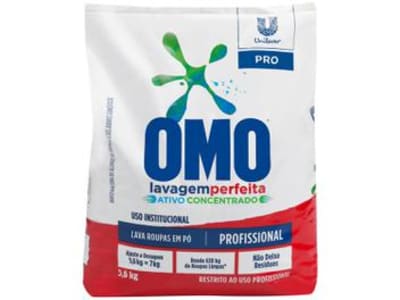 Sabão em Pó Omo Lavagem Perfeita Concentrado - Profissional 5,6kg - Magazine Ofertaesperta