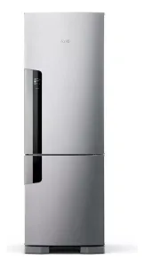 Geladeira frost free Consul CRE44A inox com freezer 397L 220V