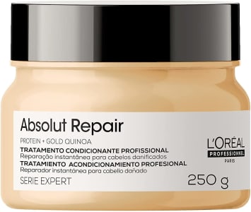 Máscara de Tratamento Reparadora L'Oreal Professionnel Paris Absolut Repair Gold Quinoa Serie Expert 250g