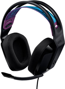 Headset Gamer Logitech G335 com Almofadas com Espuma de Memória, Design Leve e Conexão 3,5mm para PC, PlayStation, Xbox, Nintendo Switch e Mobile - Pr