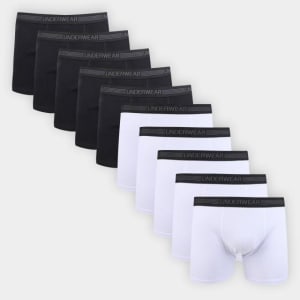 Kit Cueca Boxer Underwear C/ 10 Peças - Cueca - Magazine 