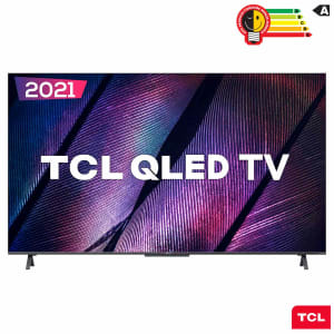 Smart TV TCL QLED Ultra HD 4K 50” Android TV com Google Assistant, Dolby Vision, HDR10+ e Wi-Fi - 50C725