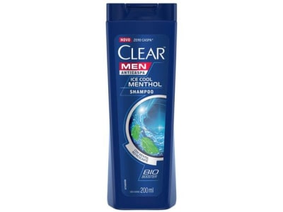 Shampoo Clear Anticaspa Ice Cool Menthol - 200ml - Magazine Ofertaesperta