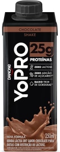 4 Unidades — YoPRO Bebida Láctea UHT Chocolate 25g De Proteínas 250ml