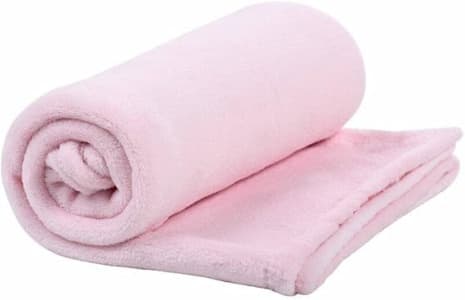 Cobertor de Microfibra Mami Contem 01 Un, Papi Textil, Rosa Mami, 1.10M X 85Cm