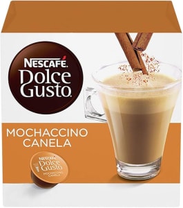 2 Unidades NESCAFÉ DOLCE GUSTO Café em Cápsula Mochaccino Canela 10 Cápsulas 172g