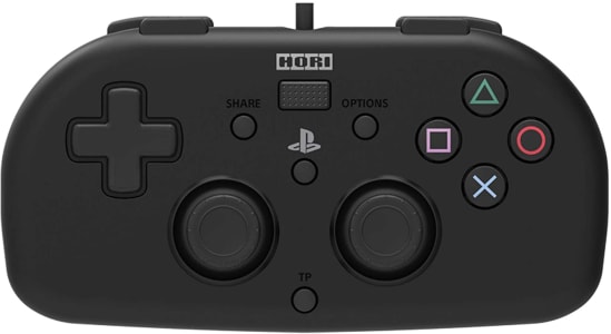 PS4 Mini Wired Gamepad (Black) By HORI - Officially Licensed By Sony