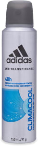 2 Unidades — Desodorante Aerosol Antitranspirante Masculino - Adidas Climacool 150ml Cada