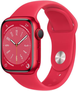 Apple Watch Series 8 GPS 45mm Caixa Prateada de Alumínio Pulseira Esportiva