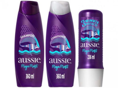 Shampoo e Condicionador Aussie Mega Moist