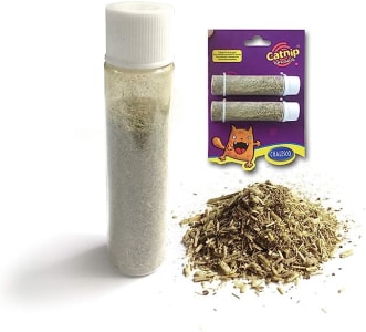 2 Tubos de Catnip 5 Tamanho G Chalesco para Gatos