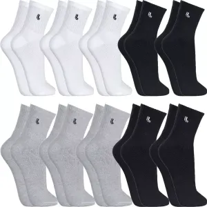 Kit 10 Pares Meia Lupo Cano Médio - Masculina