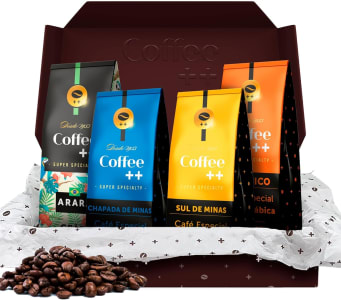 Kit 4 Pacotes Café Especial Em Grãos Coffee Mais Variedades