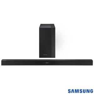 Soundbar Samsung com Subwoofer Sem Fio, 2.1 Canais e 300W - HW-K450/ZD - SGHWK450ZDPTO