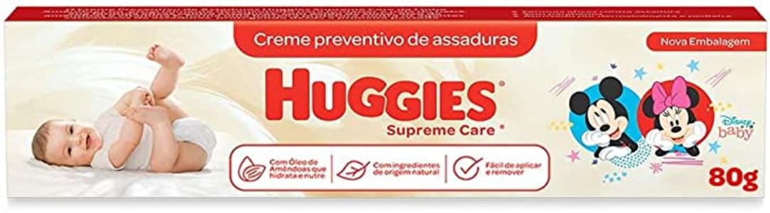 Creme Preventivo de Assaduras Huggies Supreme Care - 80g