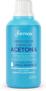 Farmax Removedor Esmalte Com Acetona 200 Ml