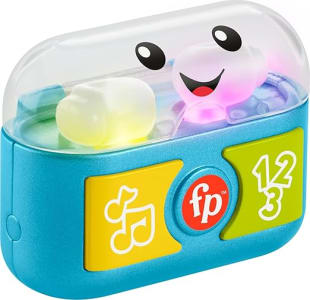 Fisher-Price, Fones de Ouvido Joga Comigo com Mais de 20 Músicas, Sons e Frases, Estimula o Desenvolvimento, Brinquedo para Bebês, A partir de 6 meses