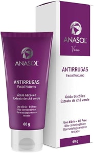 Antirrugas Noturno Anasol Viso Facial 60g