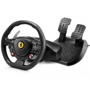 Volante de Corrida Thrustmaster T80 Ferrari 488 GTB Edition com Pedais - PC & PS4