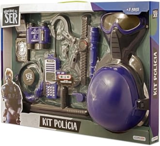 Kit Brincando de Ser Policia Multikids - BR965