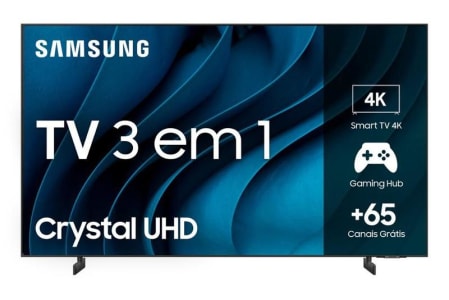 Smart TV Samsung 85" Crystal UHD 4K 85CU8000 Painel Dynamic Crystal Color, Samsung Gaming Hub - TV 4K Ultra HD - Magazine 