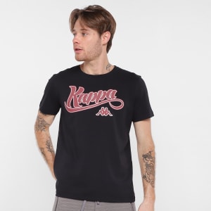 Camiseta Kappa Style Masculina - Preto