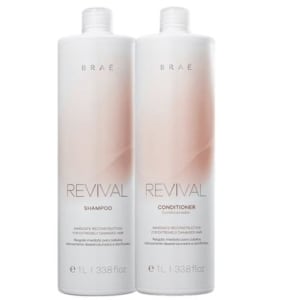 Kit Brae Revival Shampoo e Condicionador 1L - BRAÉ - Magazine Ofertaesperta