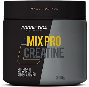 Mix Pro Creatine PROBIOTICA, Sem Sabor, 300 Gramas