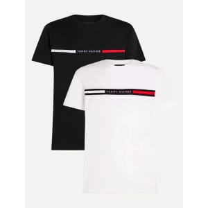Kit Camisetas Tommy Hilfiger Chest Insert Brancapreta 2un